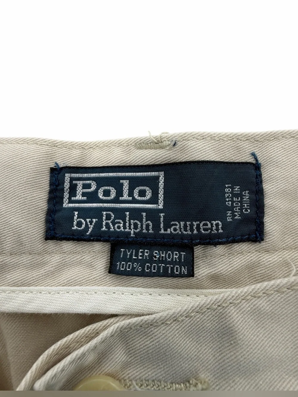 Vintage 90s Polo Ralph Lauren Tyler Pleated Chino Shorts Mens 34